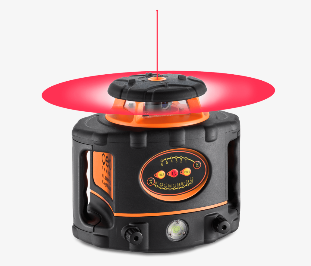 FL 300HV-G EasyGRADE pre vodorovnú a zvislú rovinu a sklon v osi X a Y s digitalnym prijímačom + lata + statív